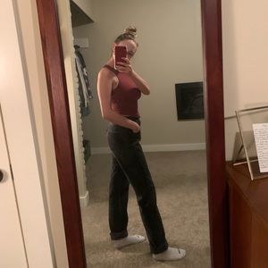 Vintage Black Levi 501 jeans